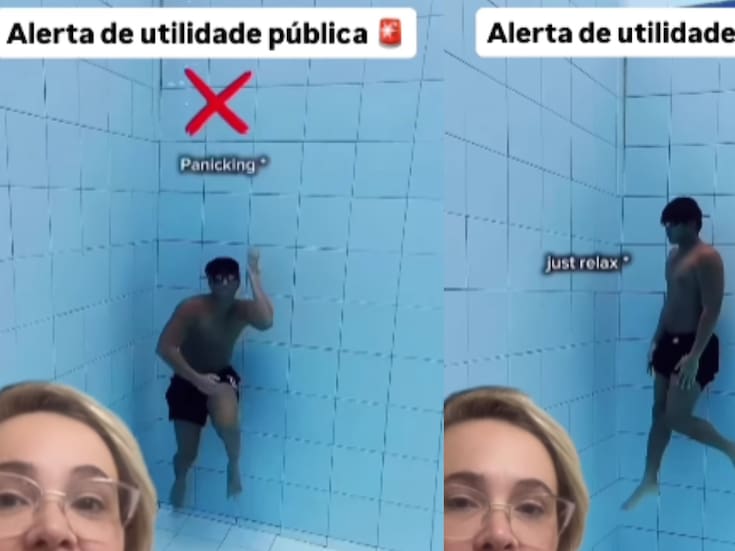 Profesional explica cómo debes nadar si comienzas a ahogarte: tenlo presente