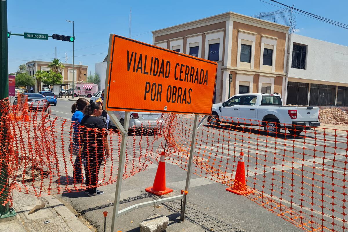Nuevos pasos peatonales en el centro de Hermosillo
