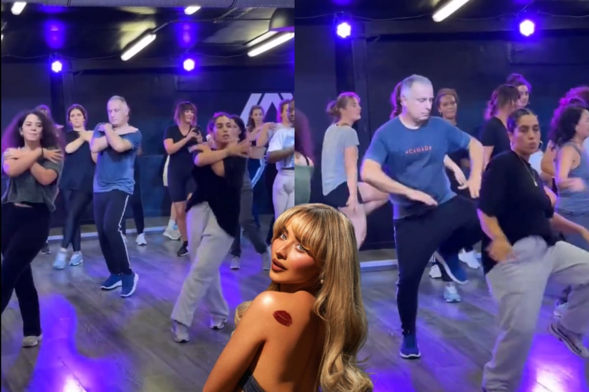 Hombre se vuelve la sensación en redes al bailar “Expresso” de Sabrina Carpenter en clase de zumba