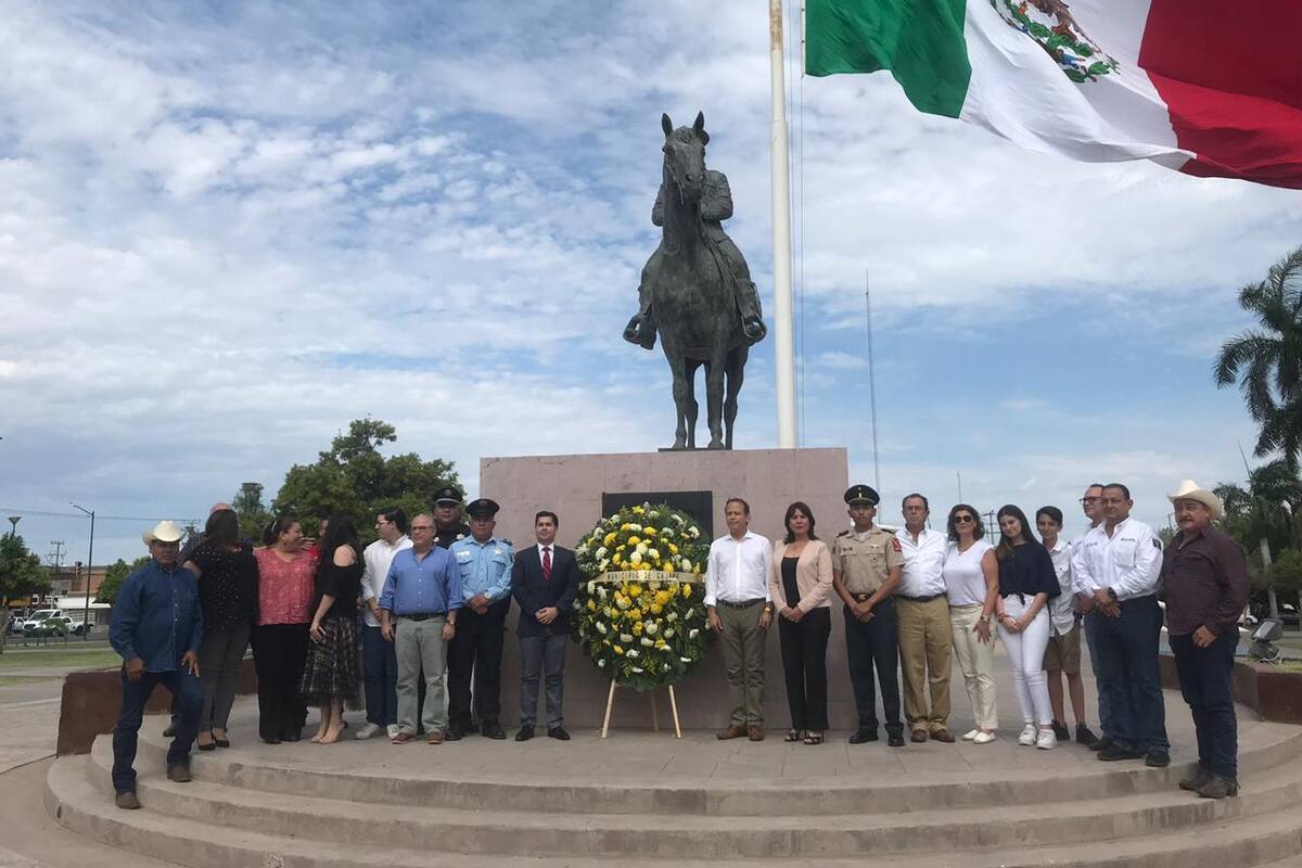 Conmemoran 91 aniversario luctuoso de Álvaro Obregón