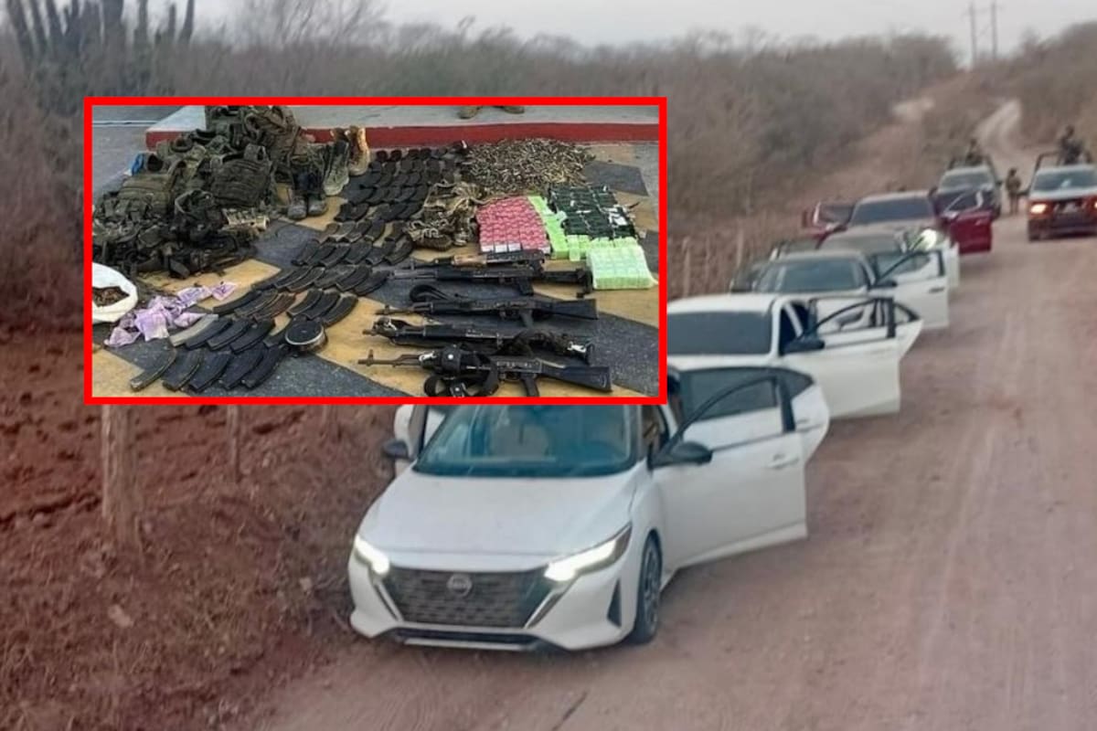 Operativo en Mazatlán: fuerzas federales detienen a un civil y aseguran armas, explosivos y vehículos robados