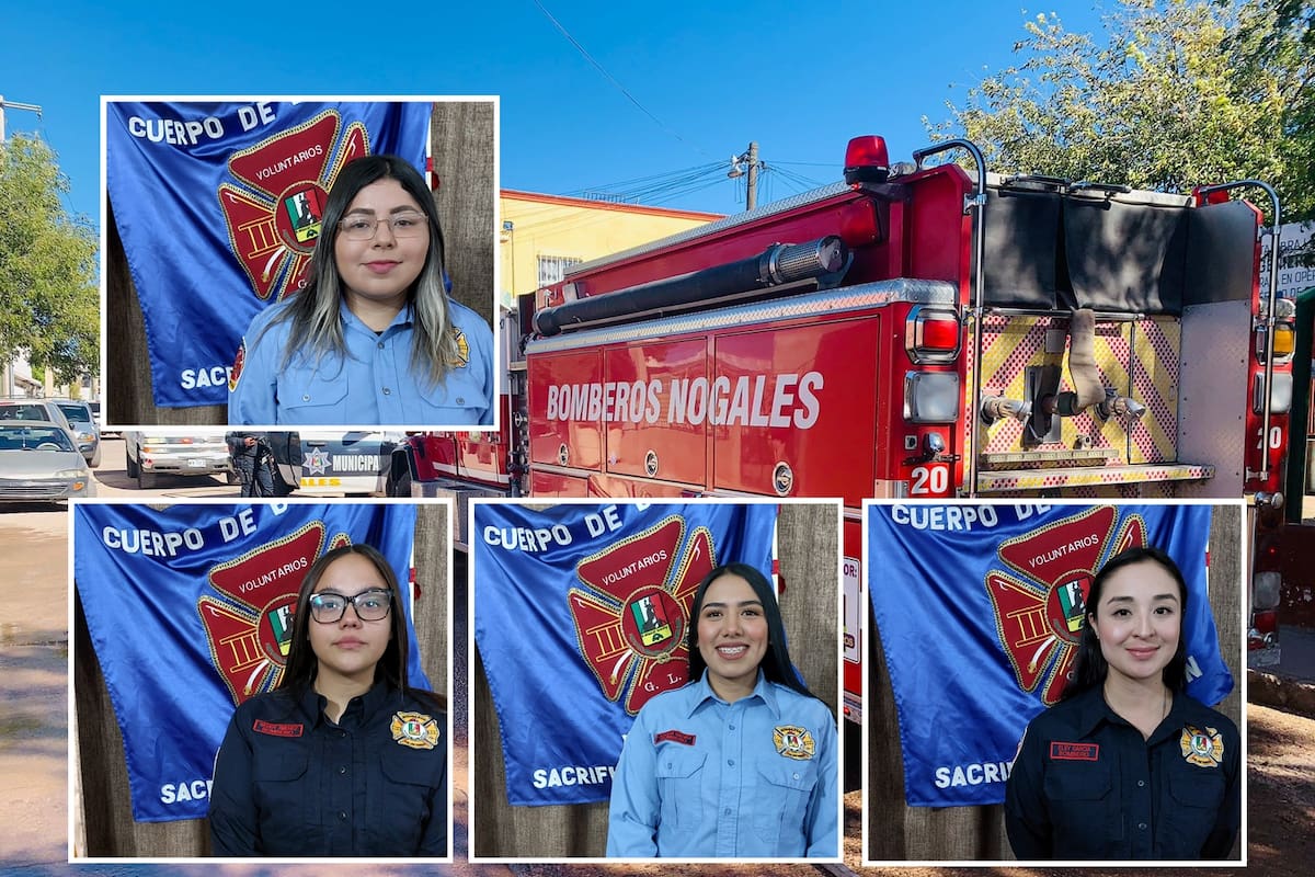 Hacen historia las primeras mujeres bomberas en Nogales