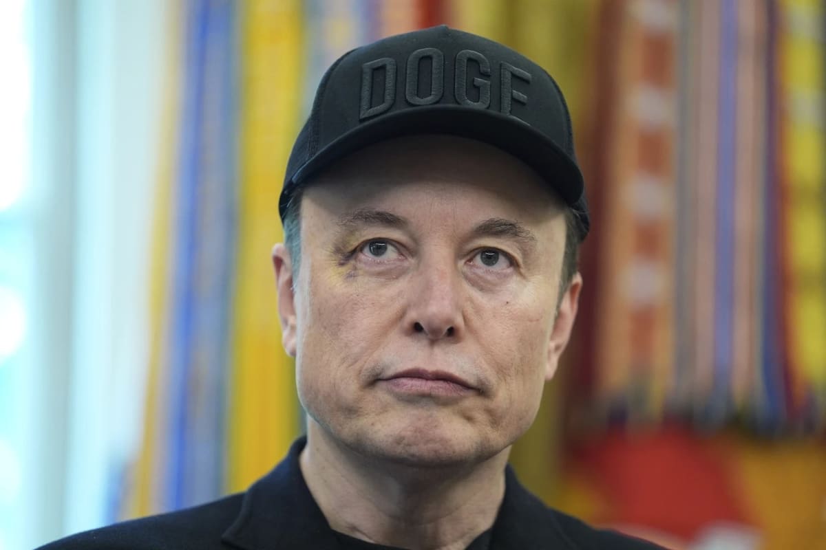 Fotografía de archivo donde Elon Musk asistió a una conferencia de prensa con el presidente Donald Trump en la Oficina Oval de la Casa Blanca, el 30 de mayo de 2025, en Washington. | Crédito: AP/Evan Vucci