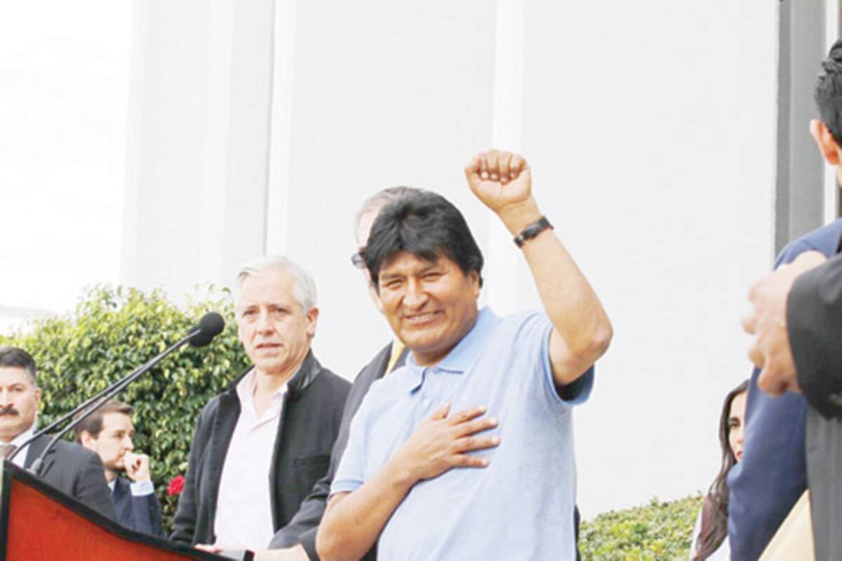 AMLO me salvó la vida: Evo Morales