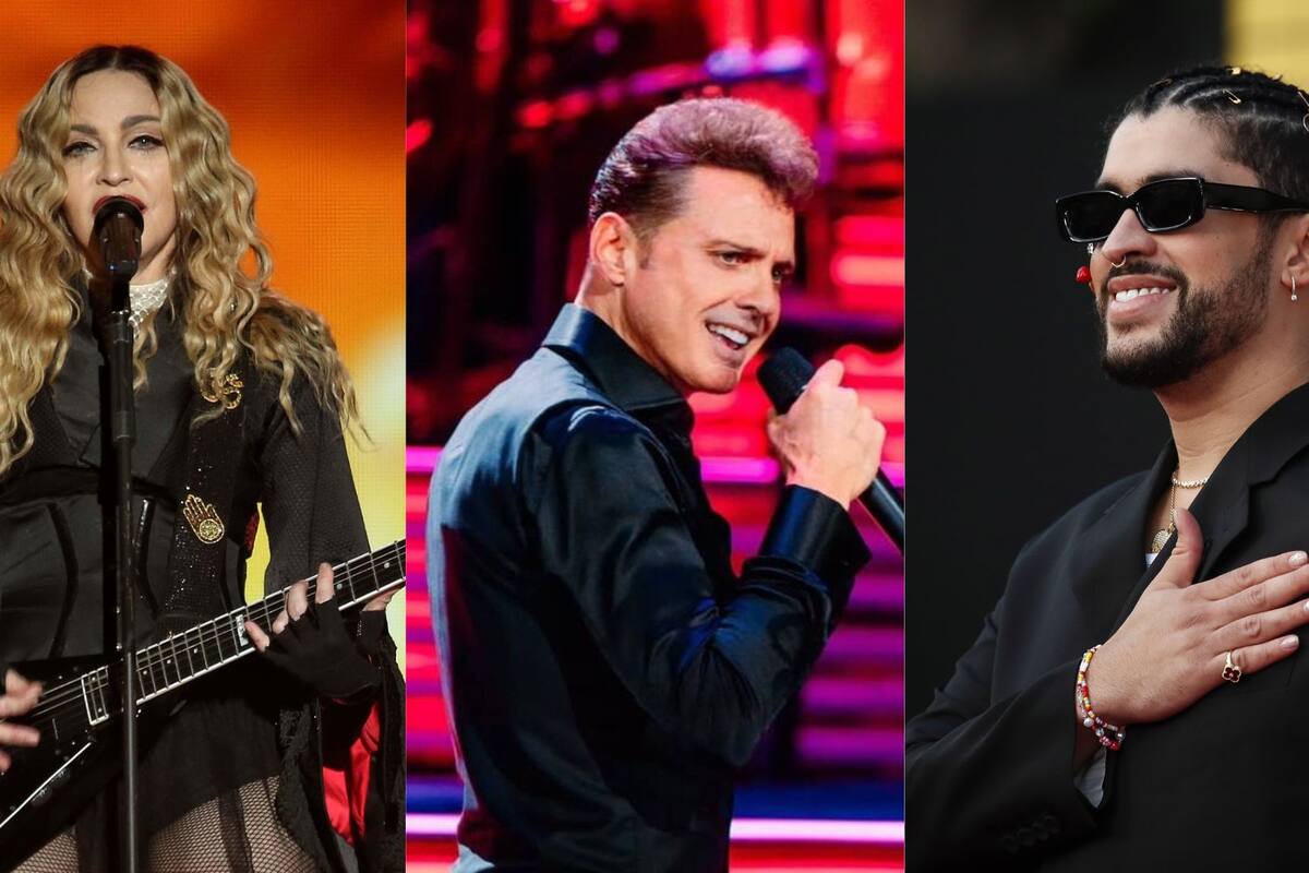 Madonna, Luis Miguel y Bad Bunny lideran las giras más exitosas del año