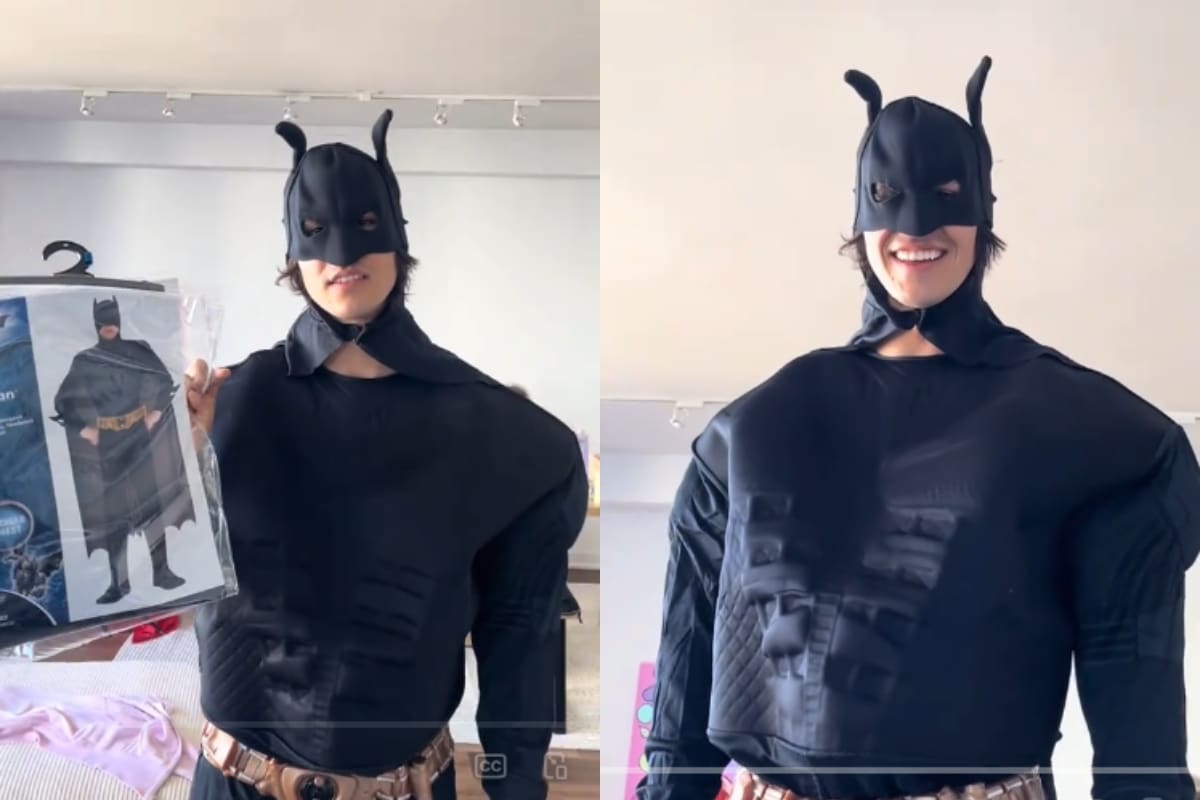El “Batman de Temu”: joven se lleva TERRIBLE experiencia al comprar un disfraz de su superhéroe favorito