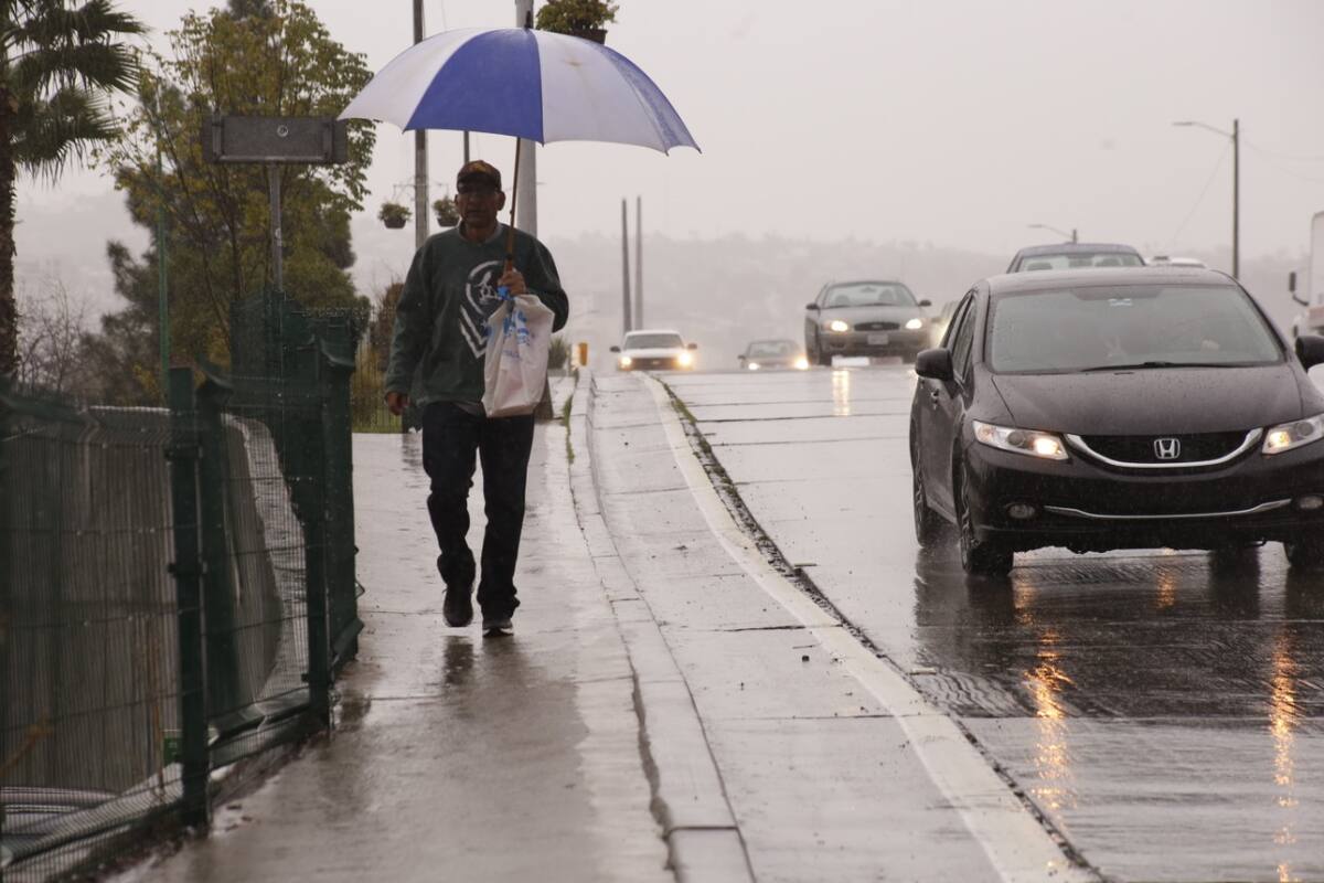 Se espera lluvia en Tijuana la noche del viernes y tarde del sábado