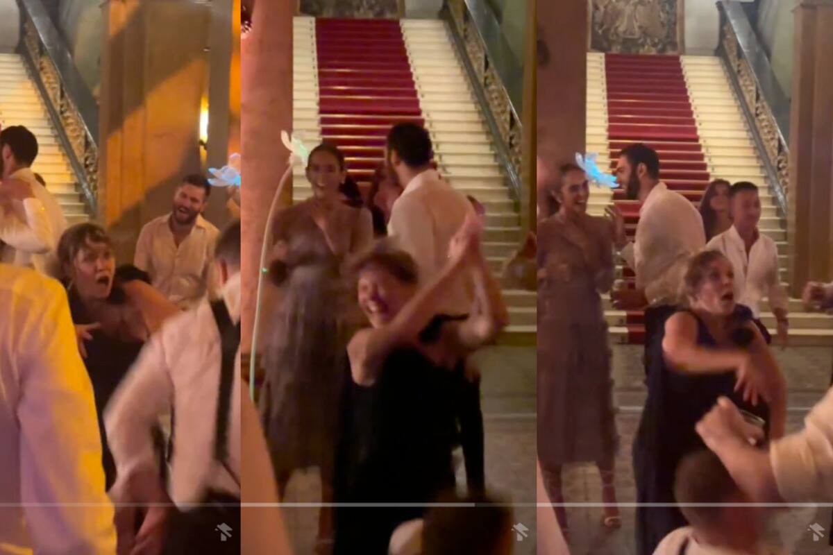 VIRAL | Mujer causa sorpresa y desconcierto con su intensa forma de bailar en una boda