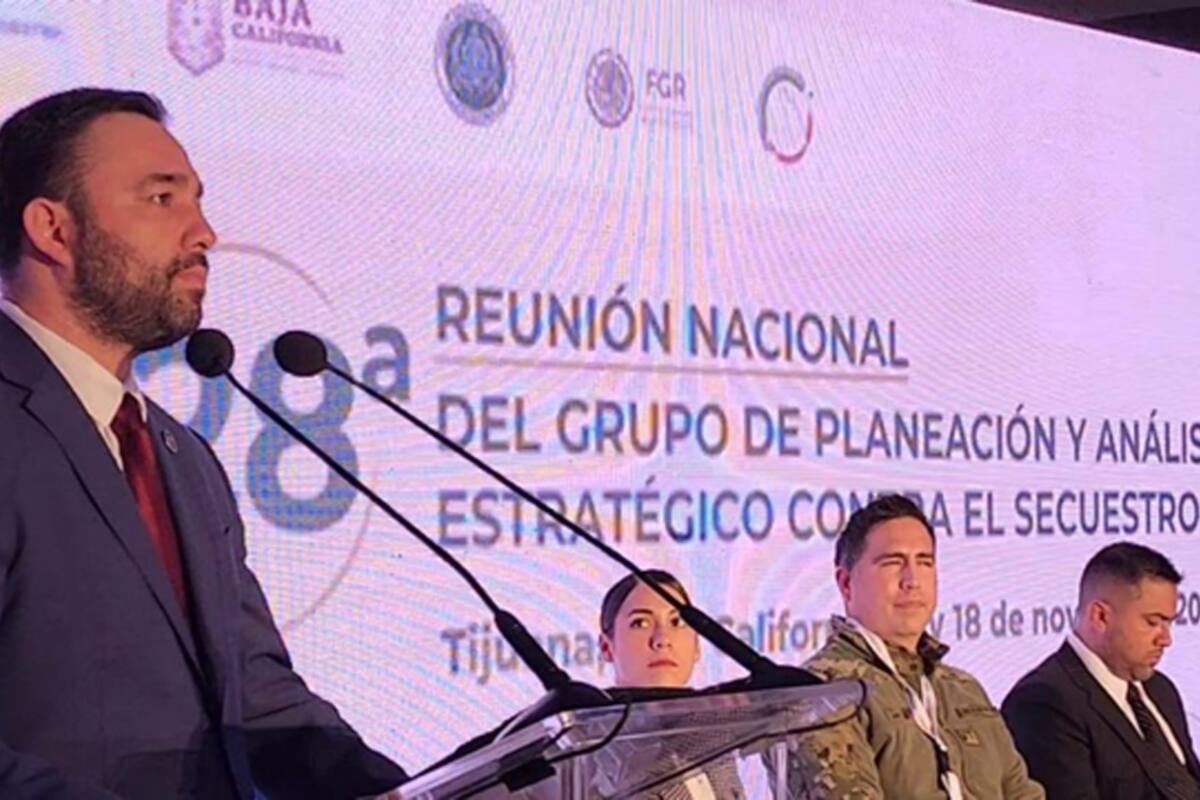 Es BC ejemplo nacional en lucha contra el secuestro: Carpio