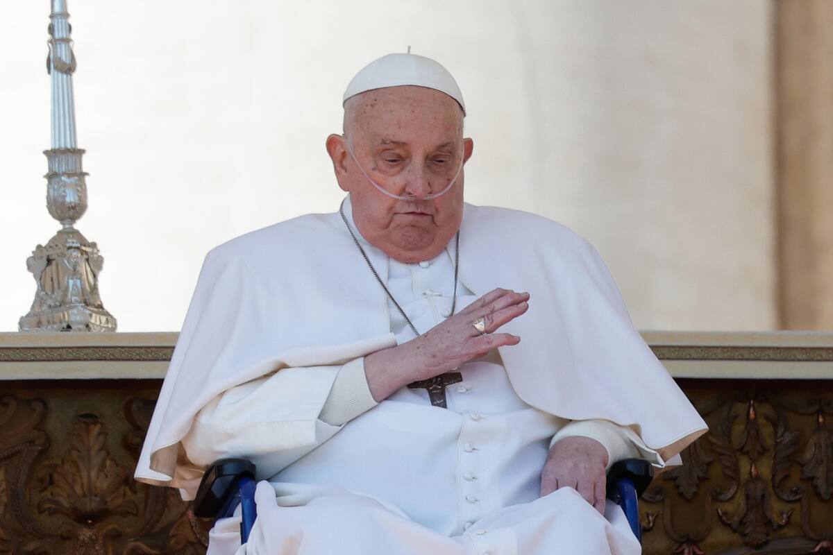 Esto fue lo que dijo el Papa Francisco sobre la guerra en Gaza en su reaparición pública