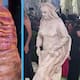 De diosa de mármol a gusano gigante: los looks más locos de Heidi Klum