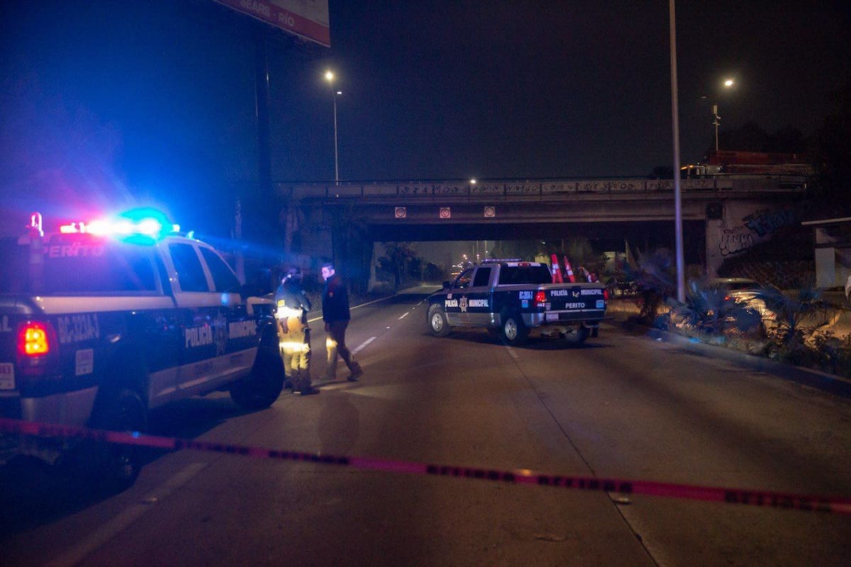El hecho ocurrió durante la madrugada debajo del Puente de las Américas. Foto: Border Zoom