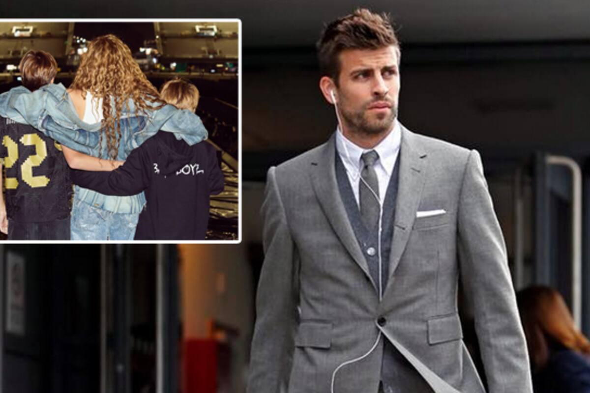 Señalan a Piqué por descuidar a sus hijos