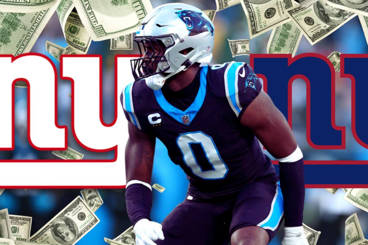 NFL: Brian Burns es traspasado a los Gigantes de Nueva York y firma nuevo contrato por 5 años y $150 millones de dólares