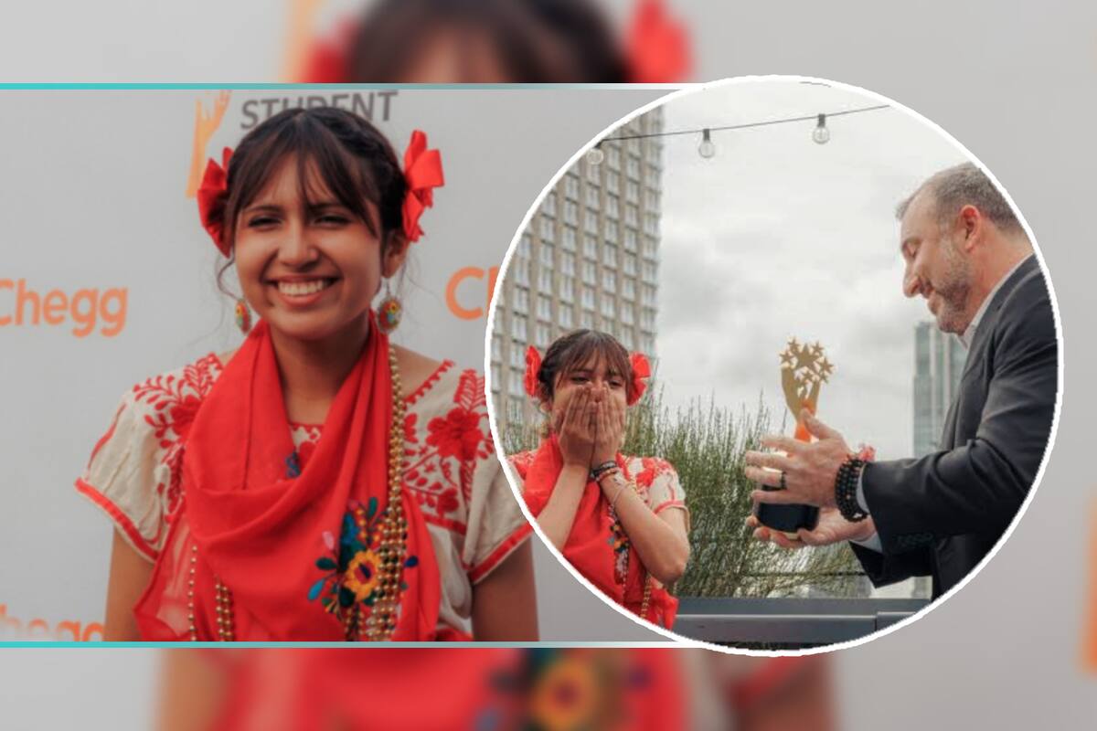 Ángela, adolescente egresada del Conalep en Papantla, gana premio como la mejor estudiante del mundo