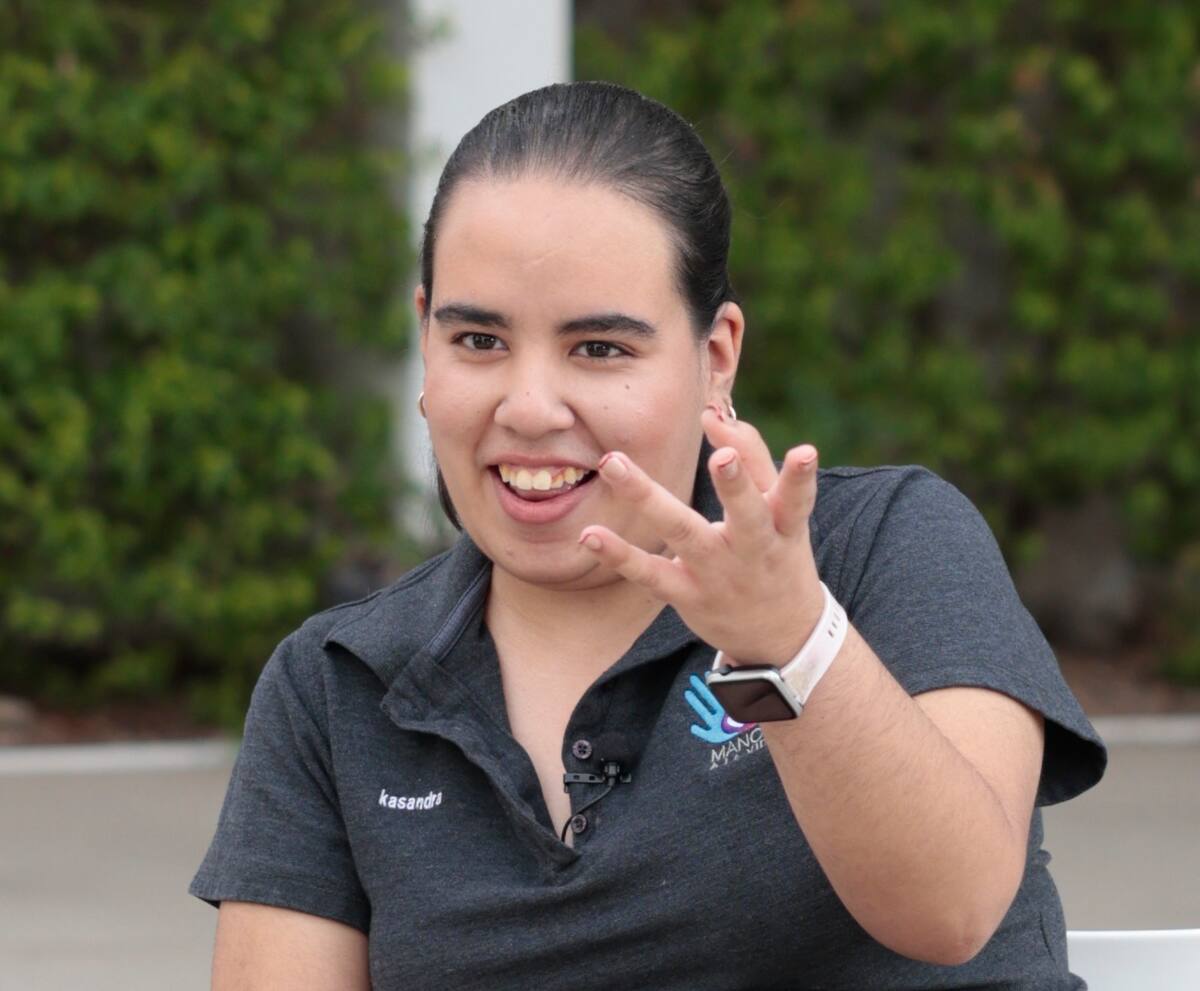 Kassandra Macazani Medina forma parte del equipo de Buena Vibra Café. FOTO: TEODORO BORBÓN