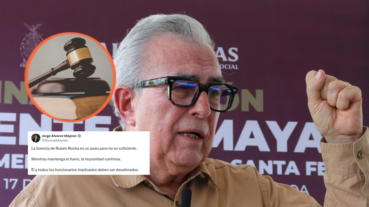 Oposición exige el desafuero de Rubén Rocha Moya tras acusación del Departamento de Justicia de Estados Unidos por presuntos nexos con el Cártel de Sinaloa, mientras el Congreso local aprobó su licencia temporal de 30 días este sábado 2 de mayo