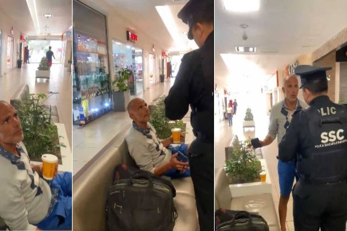 VIDEO: ‘Gringo’ llama ‘asquerosos’ a personas en centro comercial de la CDMX; genera indignación