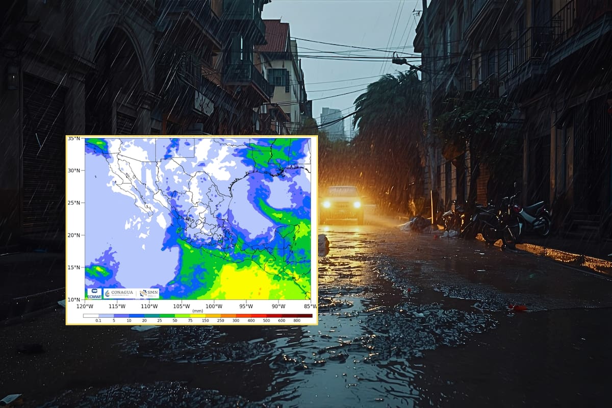 SMN advierte que nuevo frente frío que dejará fuertes lluvias, vientos y temperaturas frías este miércoles, especialmente en estos estados