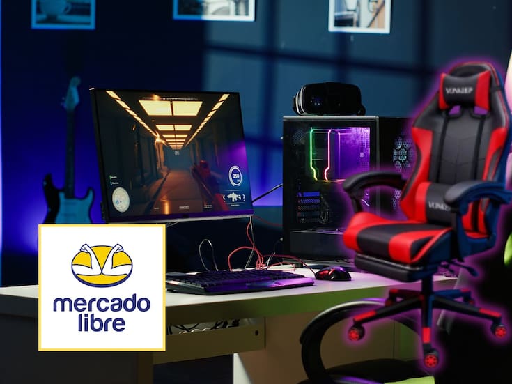 Mercado Libre rebaja la silla gamer Vonkeep a $1,514 MXN: tiene un 28% de descuento, luces RGB, reposapiés y envío gratis a todo México