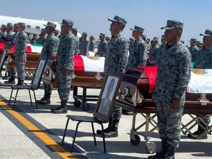 Secretaría de la Defensa Nacional rinde honores a 25 elementos de la Guardia Nacional caídos en operativo donde fue abatido Nemesio Oseguera Cervantes en Jalisco