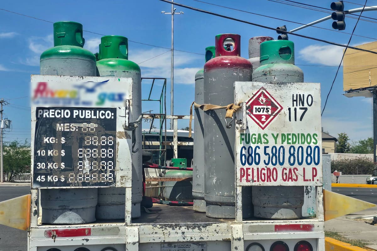 Sube el precio del gas LP en Mexicali; aumenta 24 centavos