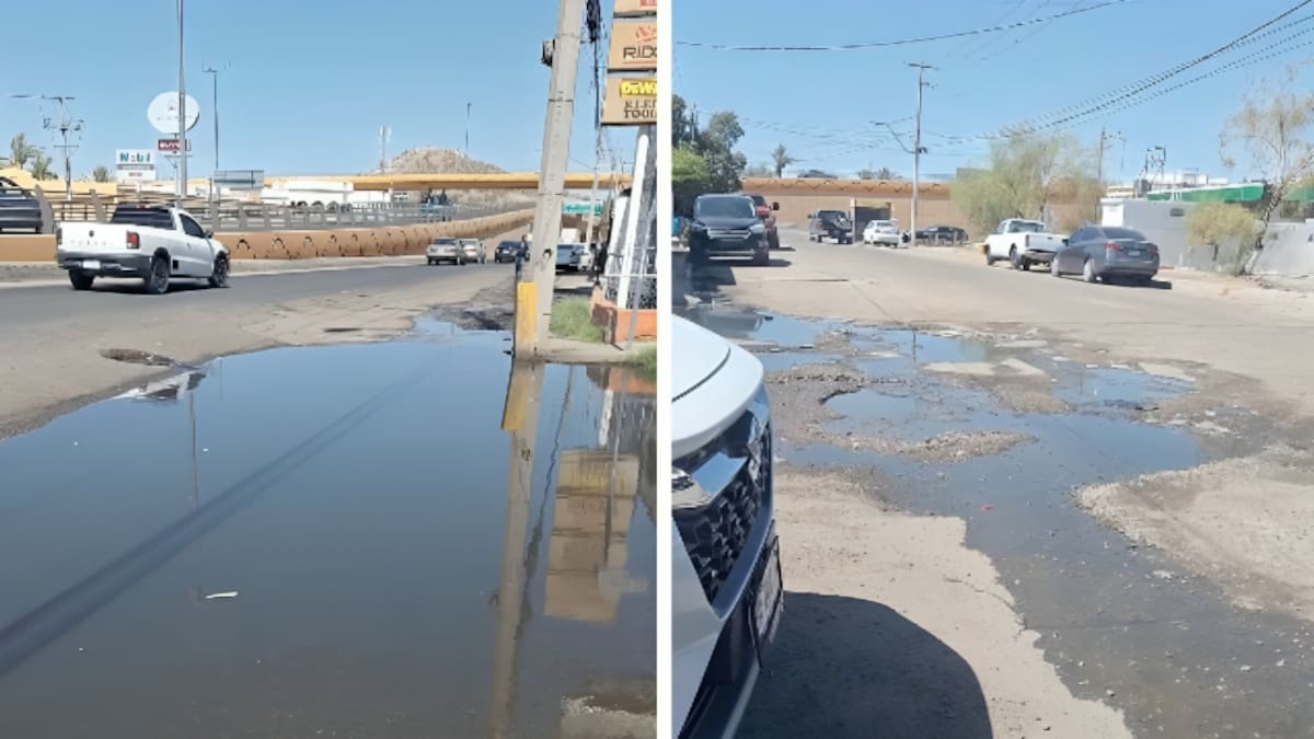 Vecinos de la colonia Y Griega denuncian fuga de drenaje que lleva más de un mes sin atención