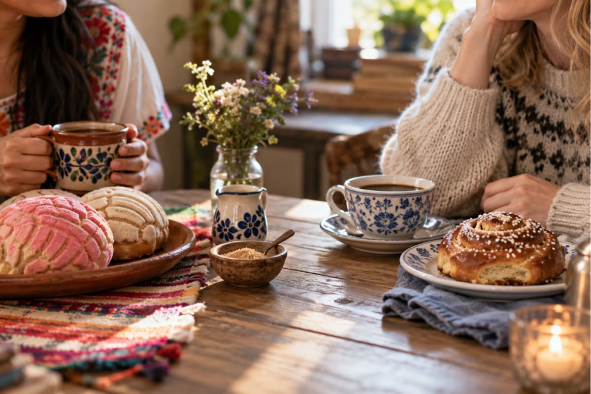 Mientras en México el café con pan dulce acompaña desayunos, reuniones y sobremesas, en Suecia la fika convirtió el café con algo dulce en una pausa social cotidiana que incluso se programa durante la jornada laboral