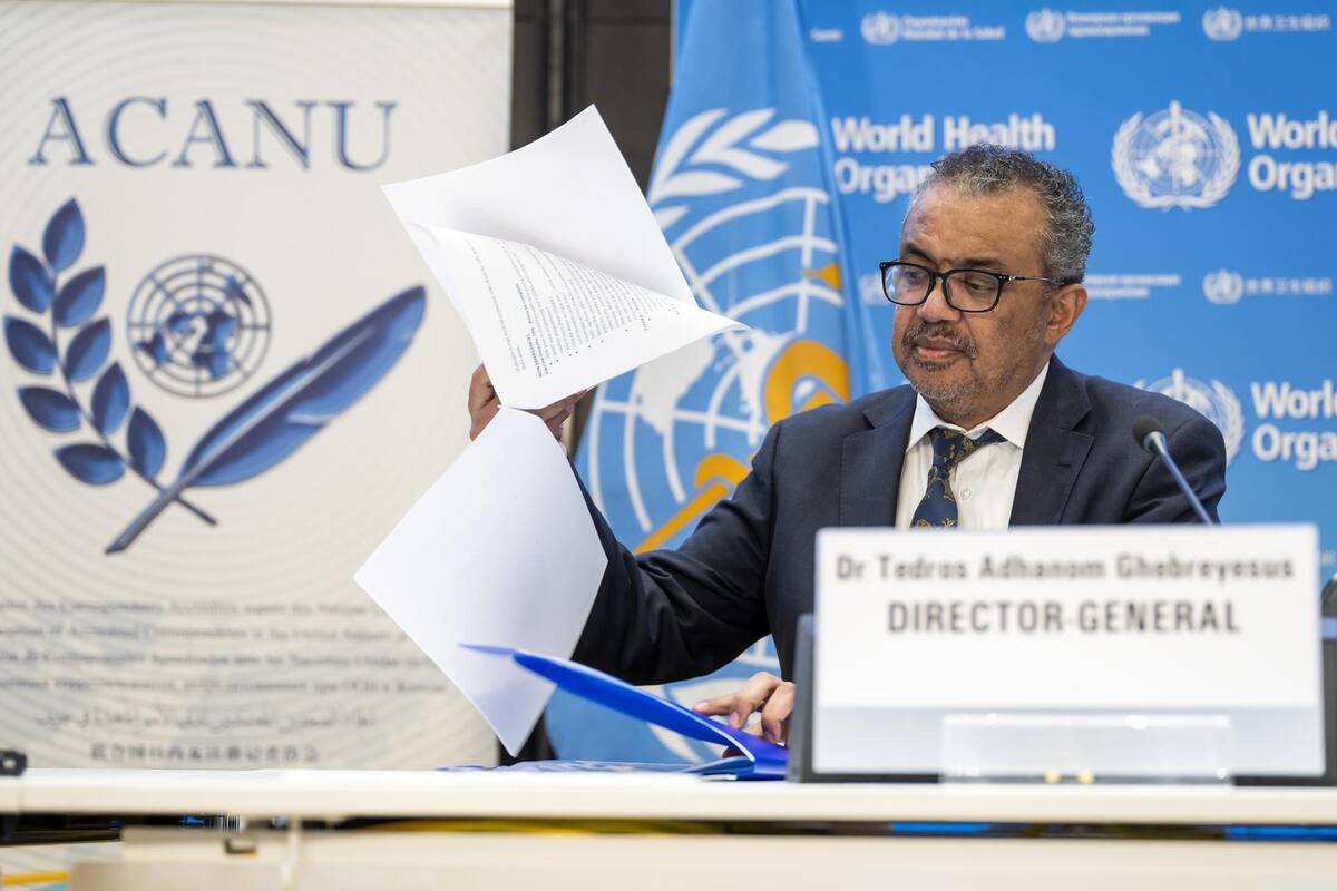 Tedros Adhanom Ghebreyesus. EFE/EPA/MARTIAL TREZZINI