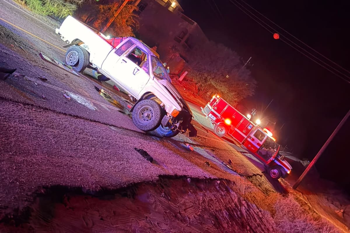 Fatal choque en San Felipe deja un muerto y dos lesionados
