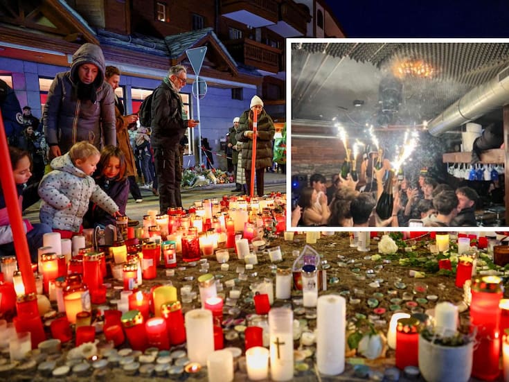 Autoridades de Suiza investigan como causa probable del incendio en bar de Crans-Montana a proximidad de material inflamable con varitas de bengala atadas a botellas de champán