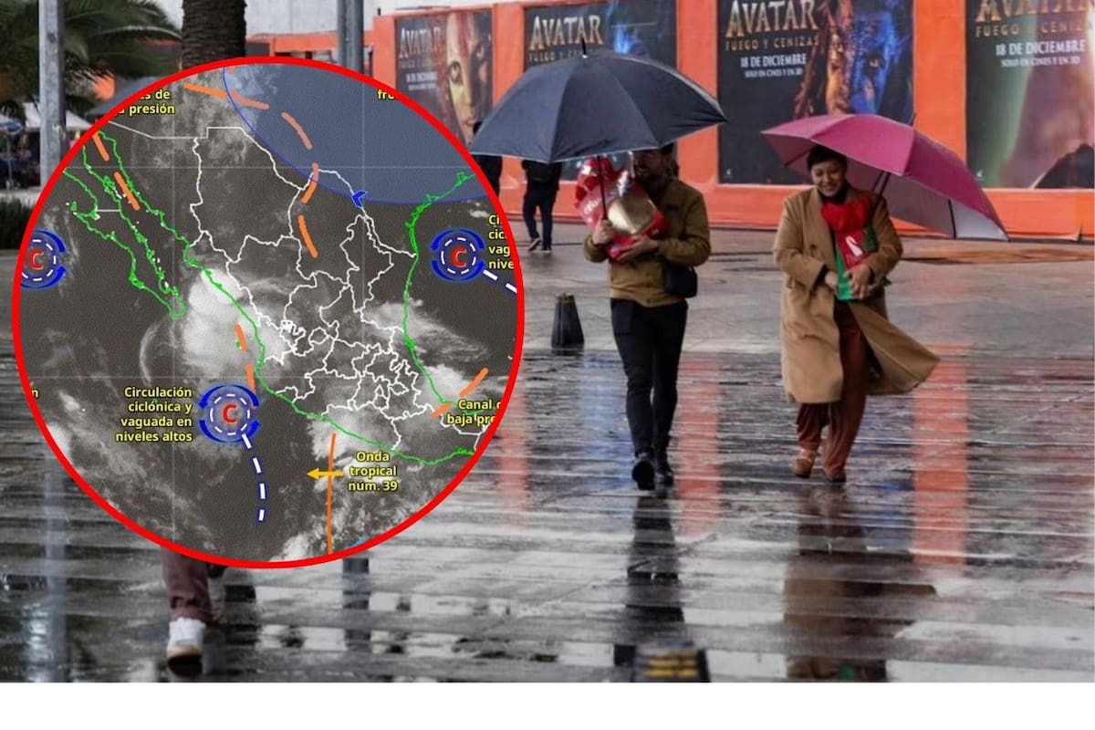 Lluvias intensas en Sinaloa, Sonora y otros estados; monzón mexicano y onda tropical 39 provocarán tormentas, vientos y calor de hasta 45°C este lunes 14 de septiembre