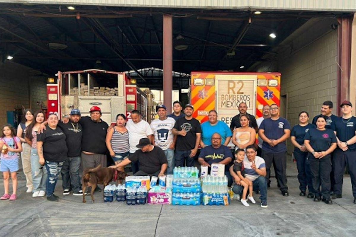 Mantienen Bomberos de Mexicali apoyo en Tecate por incendios
