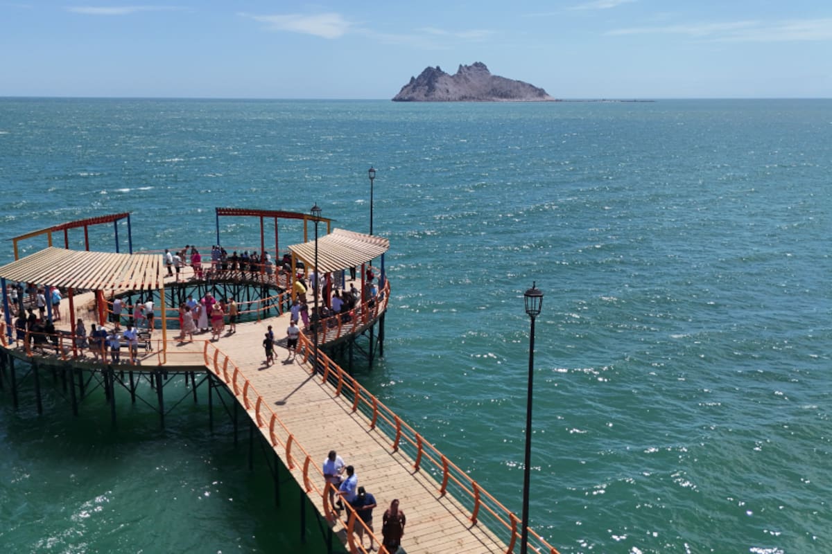 Bajo efectos del alcohol: hombre se lesiona al clavarse desde muelle en Bahía de Kino