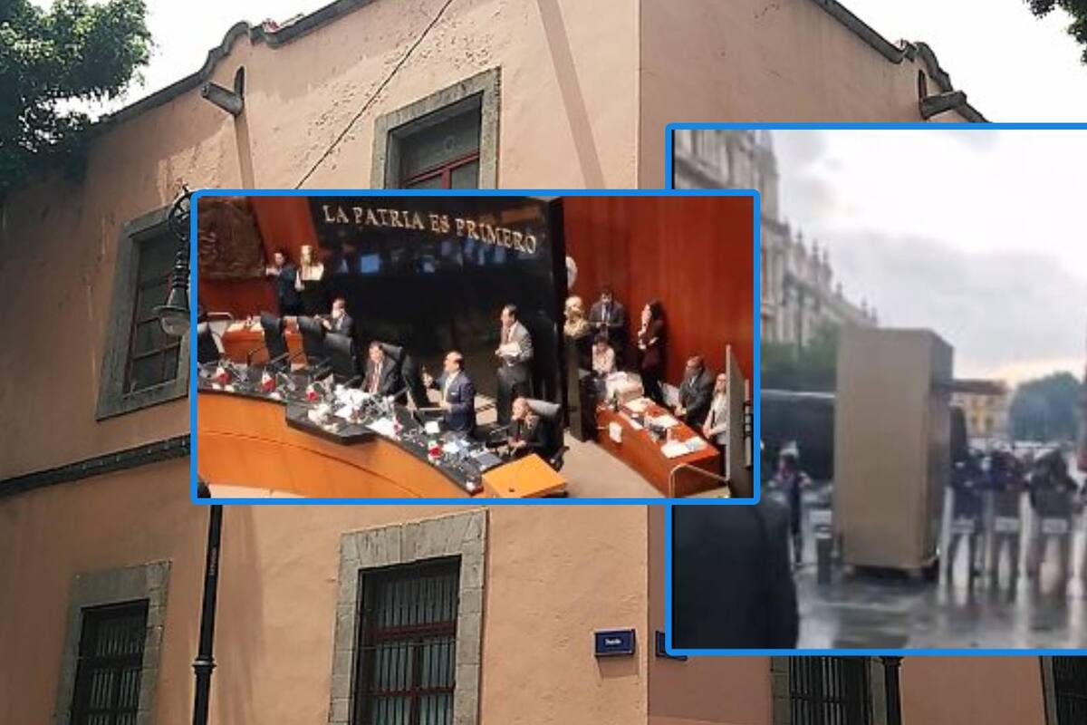 Se reanudará sesión en la antigua sede del Senado en Xicoténcatl; reportan fuerte cordón de seguridad