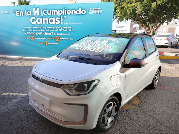 Ayuntamiento de Hermosillo rifará dos autos eléctricos entre sus contribuyentes cumplidos: ¿y tú ya pagaste tu predial?
