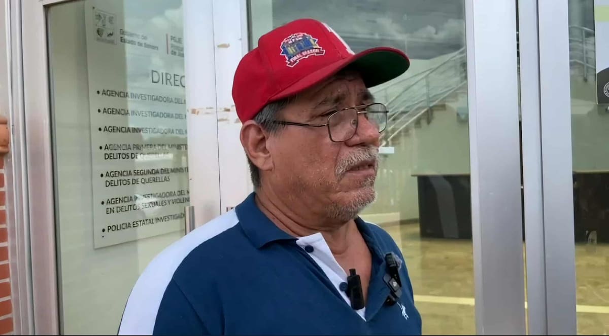 Antonio Martínez, padre de María Daniela, joven que presuntamente fue privada de la libertad la madrugada del viernes al sur de Ciudad Obregón. / Imagen por Mayra Echeverría.