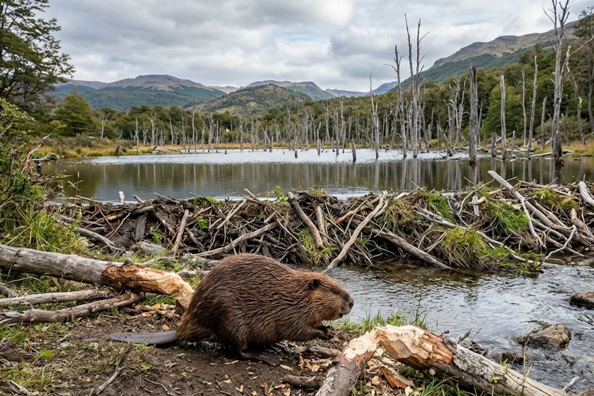 Lo que comenzó en 1946 con 20 castores canadienses introducidos en Tierra del Fuego para crear una industria de pieles terminó con más de 100 mil animales, 206 mil diques y unas 30 mil hectáreas de bosque nativo afectadas por una invasión que Argentina y Chile intentan erradicar