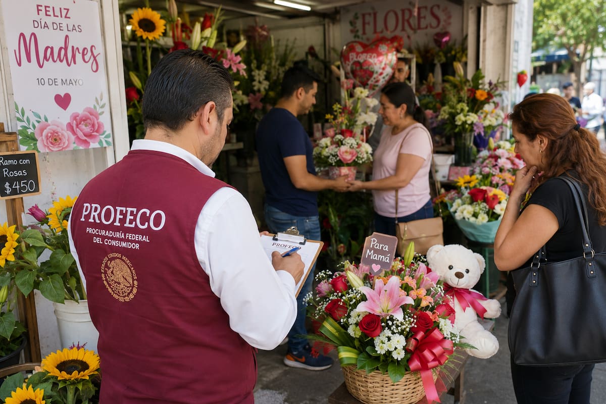 Profeco desplegará operativo especial por el Día de las Madres 2026 y vigilará precios, promociones y abusos en restaurantes, florerías y tiendas