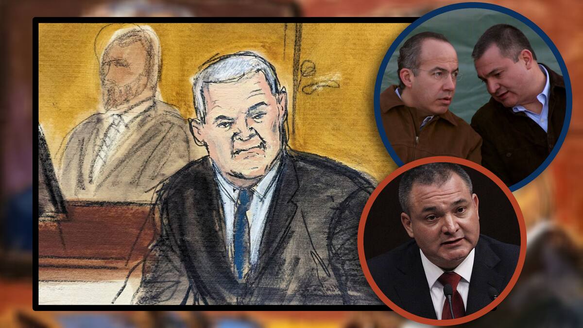 Genaro García Luna, exsecretario de Seguridad Pública, será sentenciado en Nueva York. FOTO: Especial