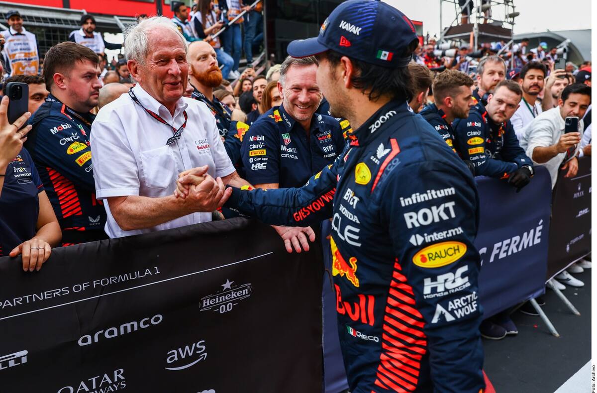 Durante su tiempo juntos en Red Bull, Helmut Marko y 'Checo' Pérez no tuvieron una buena relación. (Foto: Archivo GH)