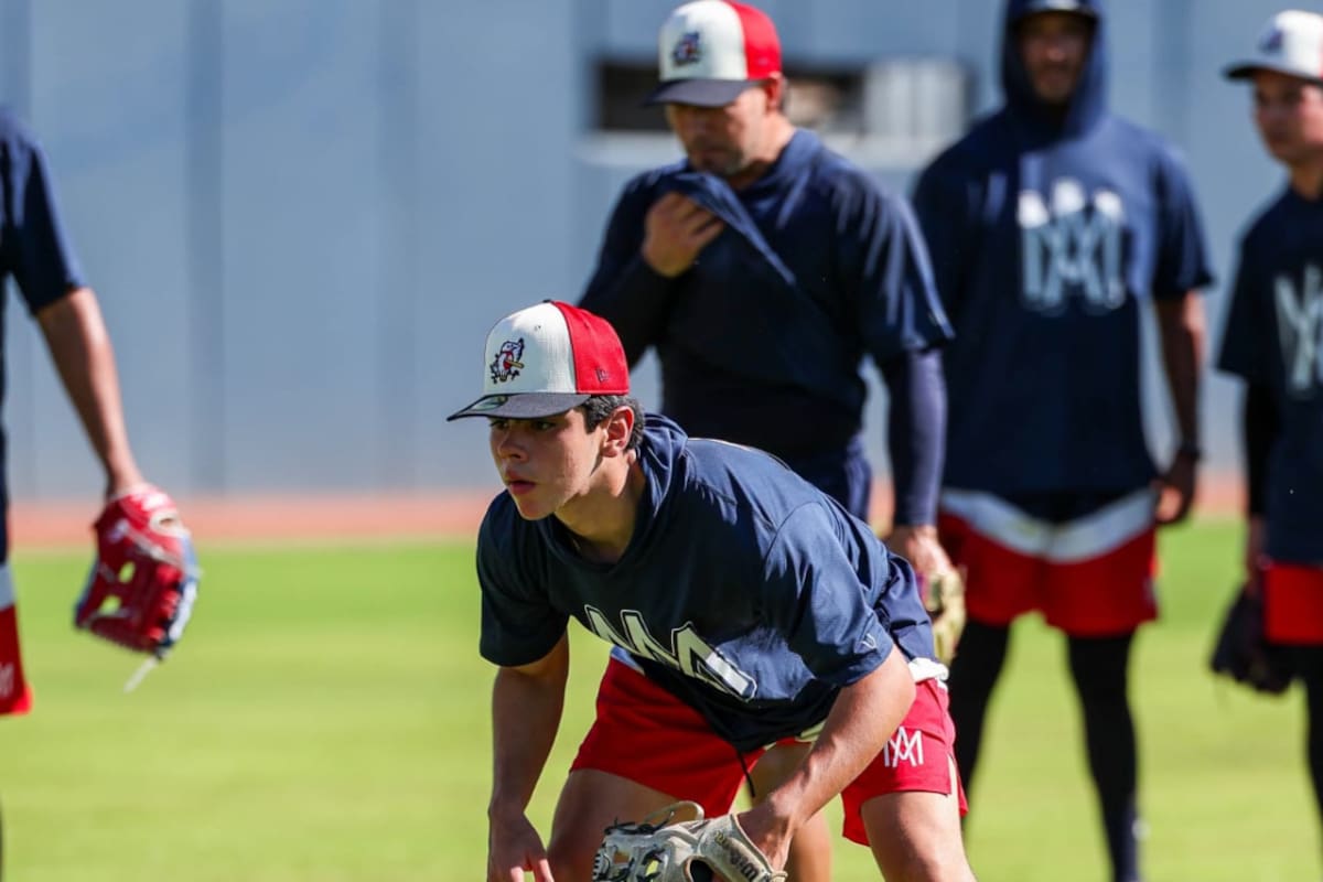 Gael Moroyoqui cumple el sueño de entrenar con Águilas de Mexicali