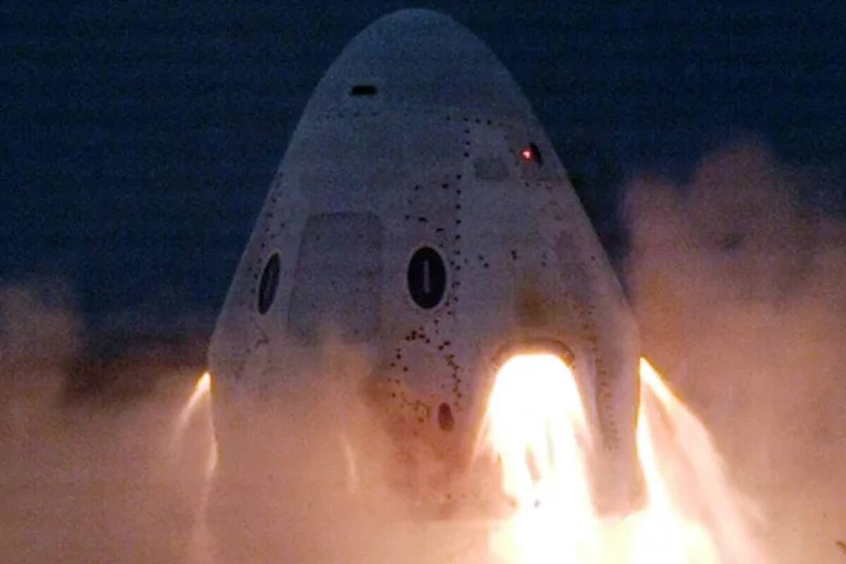 Así fue la prueba de los motores de emergencia de la nueva nave de SpaceX