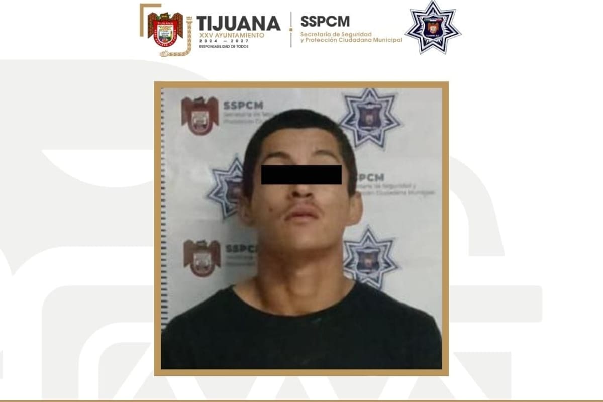 Detienen a sujeto tras agredir a una mujer en la vía pública