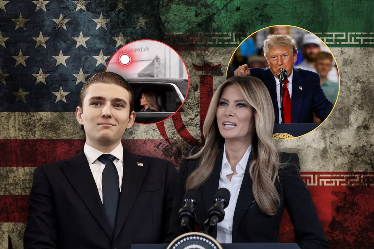 Propaganda iraní muestra amenazas de muerte explícitas contra Melania y Barron Trump con ataques químicos en Nueva York