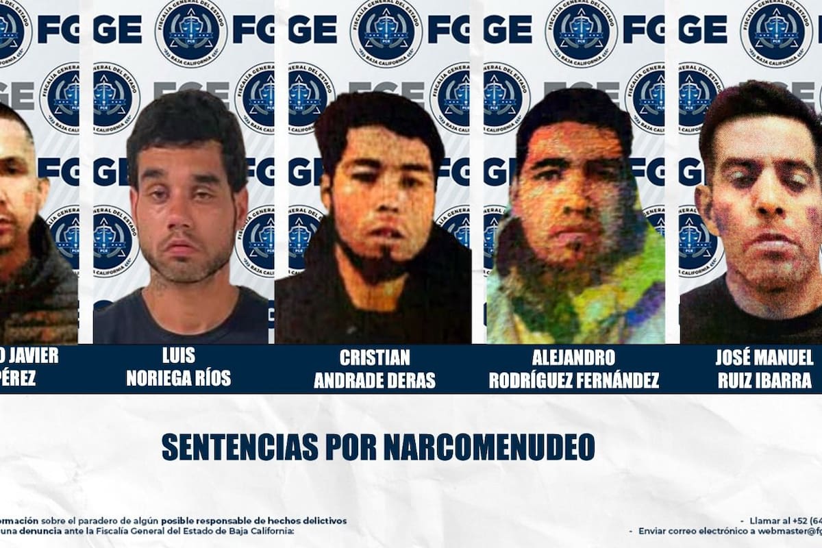 Sentencian a cinco por delitos contra la salud