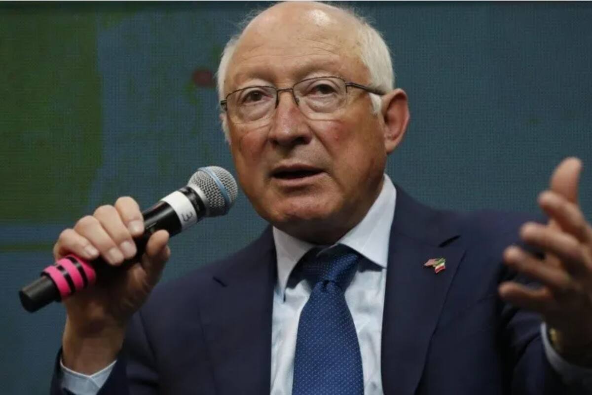 AMLO y Ken Salazar se reúnen en Palacio Nacional