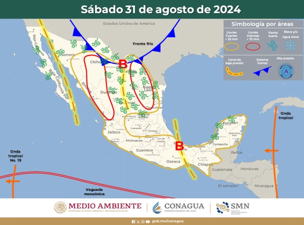 Frente Frío 31 de agosto