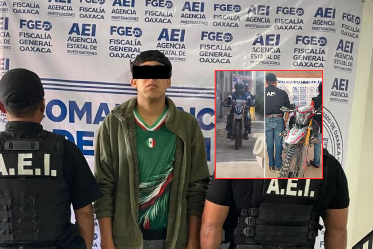 Detienen en menos de 24 horas al presunto autor del ataque armado contra el alcalde de Miahuatlán y asegura la motocicleta usada para huir