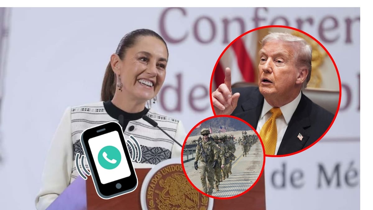 Sheinbaum descarta intervención militar de EU en México luego de Llamada con Trump